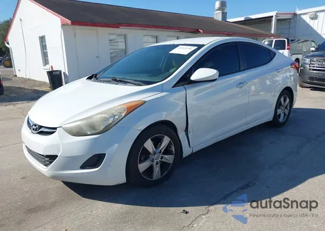 2013 Hyundai Elantra Gls z USA, uszkodzony, nr VIN 5NPDH4AEXDH368660